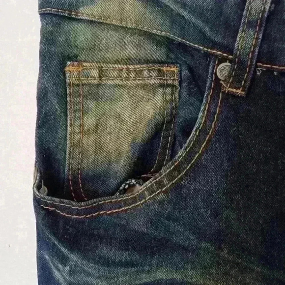 Encrypted Distressed Denim Jeans size W 34 L 32 - Picture 4 of 15